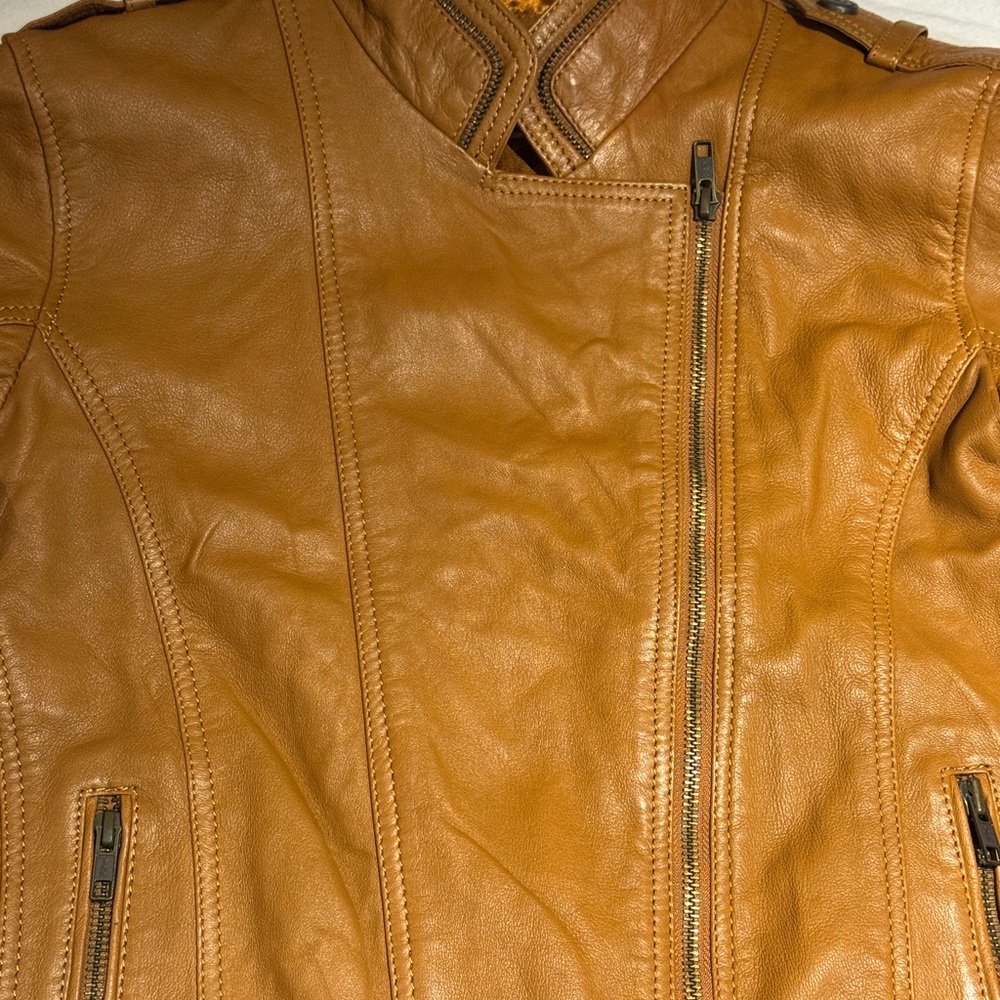 Wanderers Travel Co Leather Jacket- never worn - Picture 4 of 4